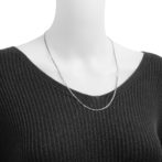 Pt850 プラチナ850 喜平ネックレス 6面ダブル 10g 55cm