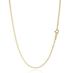 K18 喜平ネックレス 2面シングル 1.6mm幅 5g 50cm 検定マーク入り