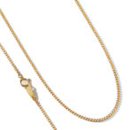 K18 喜平ネックレス 2面シングル 1.6mm幅 5g 50cm 検定マーク入り