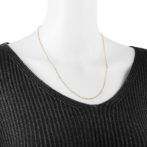 K18 喜平ネックレス 2面シングル 1.6mm幅 5g 50cm 検定マーク入り