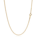 K18 喜平ネックレス 2面シングル 1.6mm幅 選べるサイズ