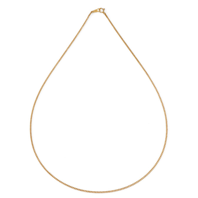 K18 喜平ネックレス 2面シングル 1.6mm幅 選べるサイズ