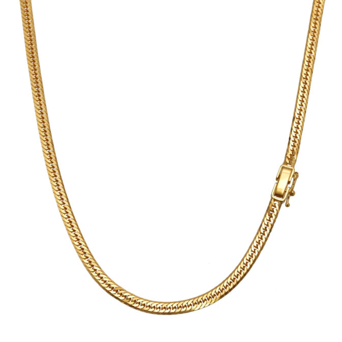 K18 18金 喜平ネックレス 8面トリプル フラットカット 20g 50cm