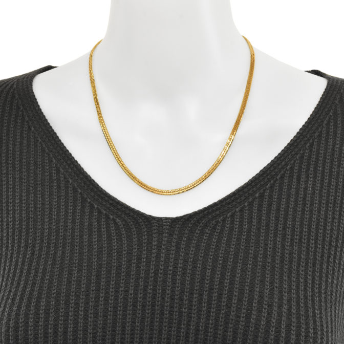 K18 18金 喜平ネックレス 8面トリプル フラットカット 20g 50cm