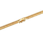 K18 18金 喜平ネックレス 8面トリプル フラットカット 30g 60cm