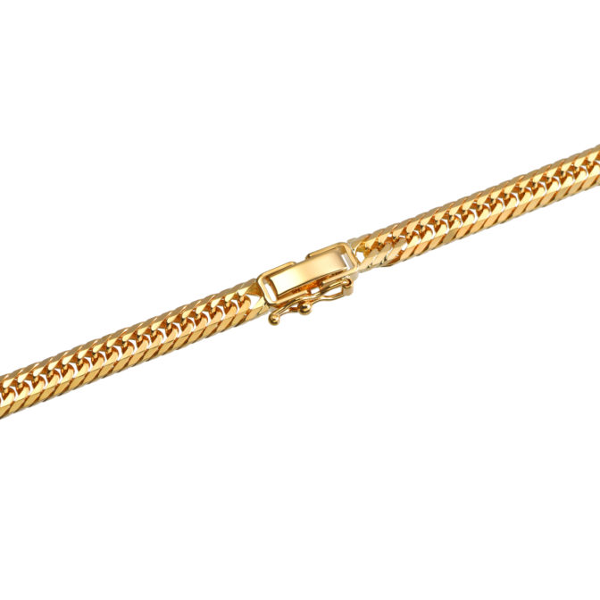 K18 18金 喜平ネックレス 8面トリプル フラットカット 30g 60cm