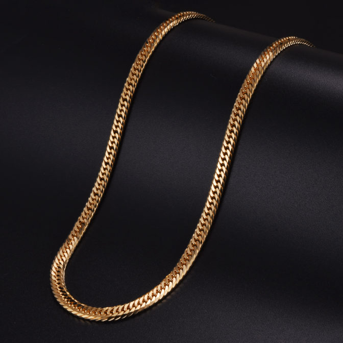 K18 18金 喜平ネックレス 8面トリプル フラットカット 30g 60cm