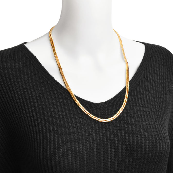 K18 18金 喜平ブレスレット 8面トリプル フラットカット 50g 60cm