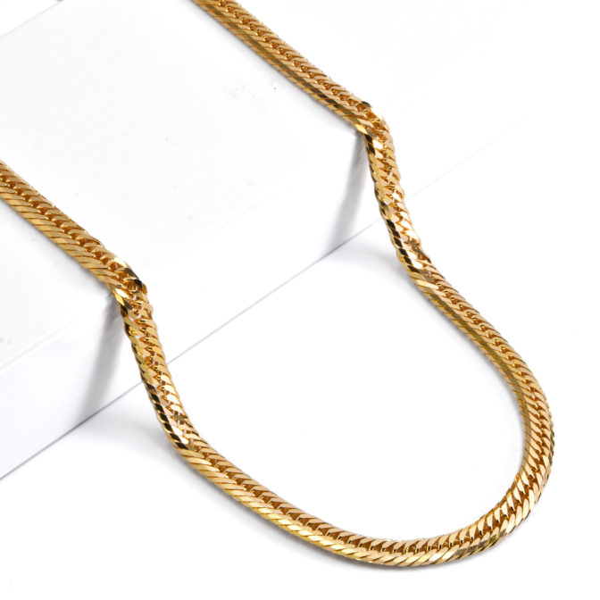 K18 18金 喜平ブレスレット 8面トリプル フラットカット 50g 60cm