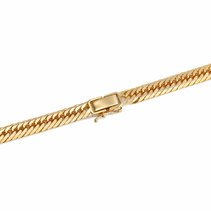 K18 18金 喜平ブレスレット 8面トリプル フラットカット 50g 60cm