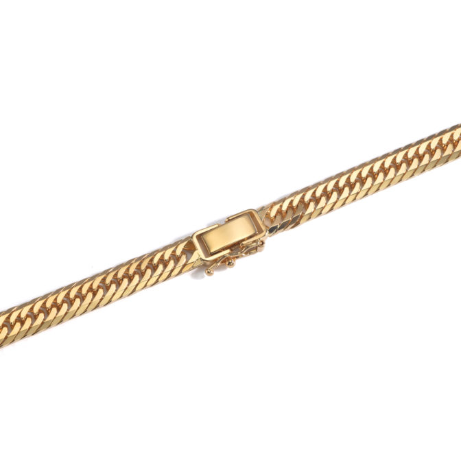 K18 18金 喜平ネックレス 8面トリプル フラットカット 30g 40cm