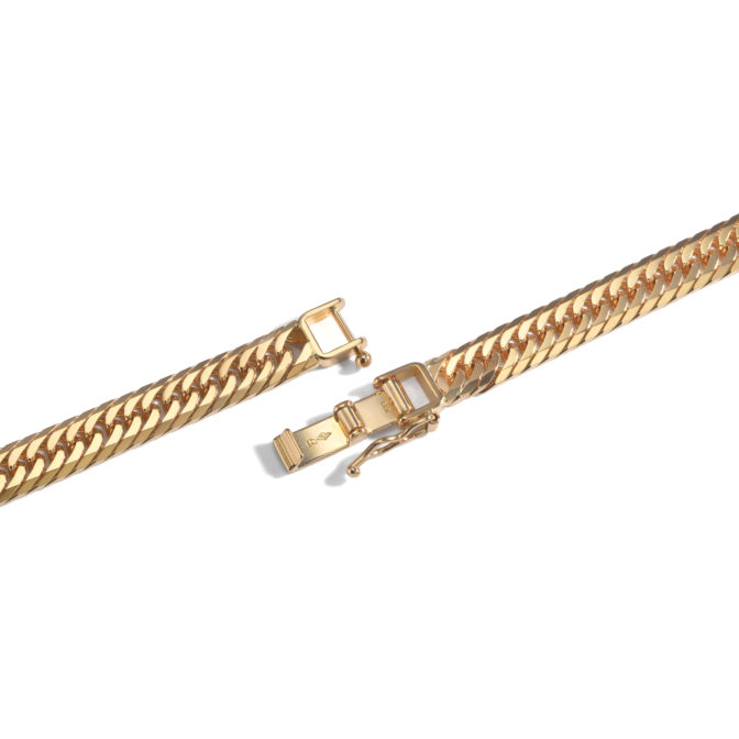 K18 18金 喜平ネックレス 8面トリプル フラットカット 30g 40cm