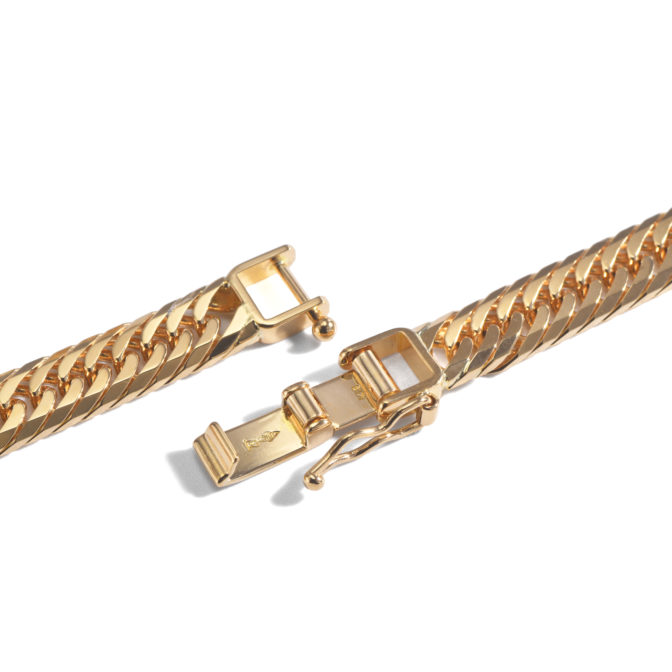 K18 18金 喜平ネックレス 8面トリプル フラットカット 30g 40cm