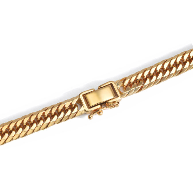 K18 18金 喜平ブレスレット 8面トリプル フラットカット 50g 50cm