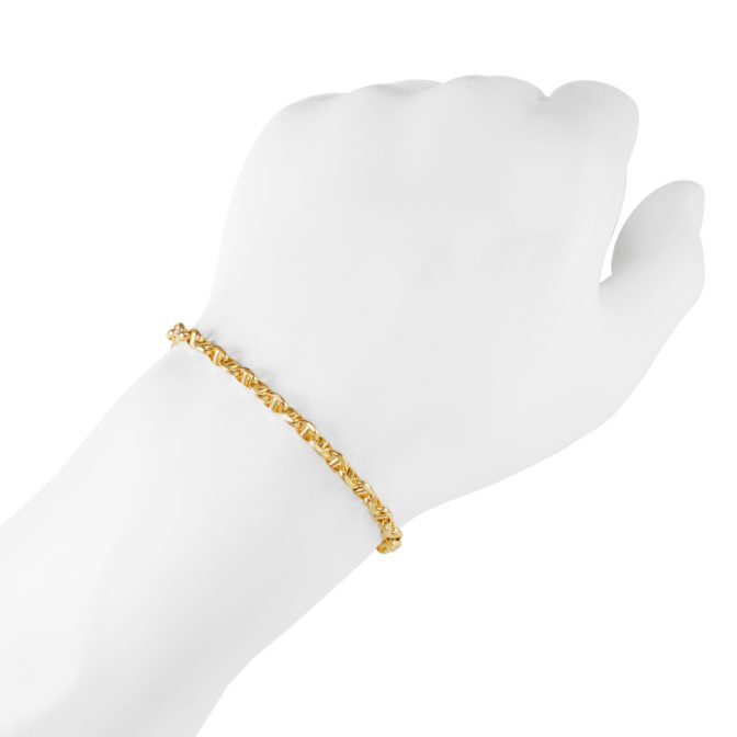 K18 18金 ロロマリーナ ブレスレット 4.5mm幅