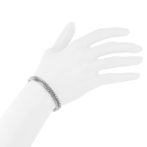 K18WG 18金 ホワイトゴールド 喜平ブレスレット 8面トリプル 20g 18cm