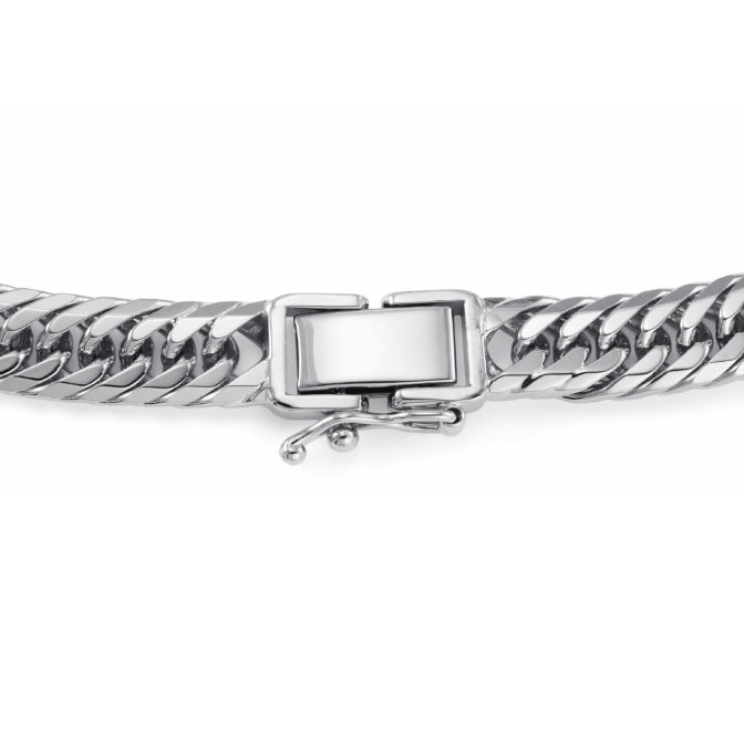 K18WG 18金 ホワイトゴールド 喜平ブレスレット 8面トリプル 20g 20cm