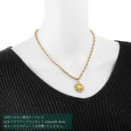 K24 純金 コインペンダント パンプホース ホースシュー デザインフレーム No.5