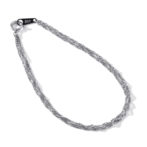 Pt999 純プラチナ スクリュー 2連ブレスレット 17cm