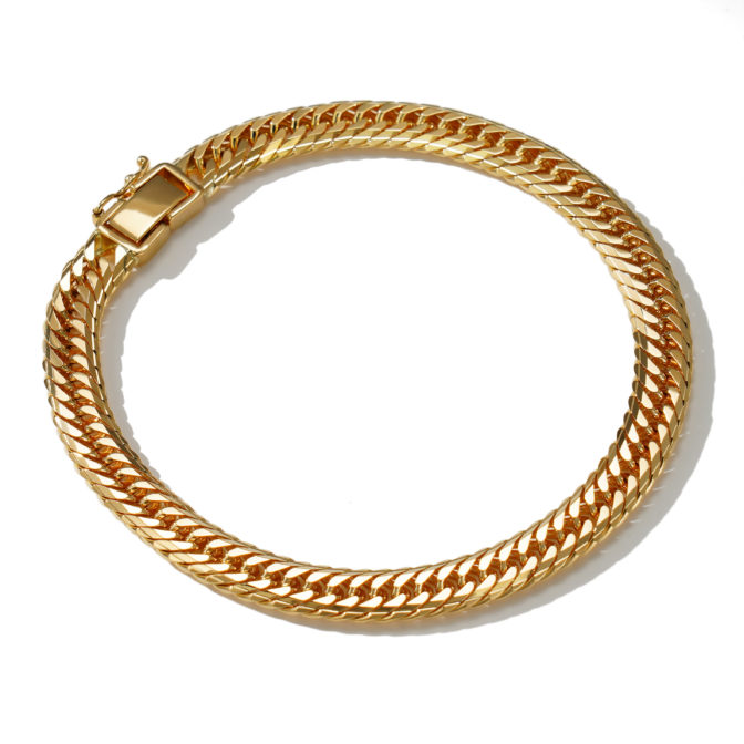 K18 18金 喜平ブレスレット 14面トリプル Mカット 20g 20cm