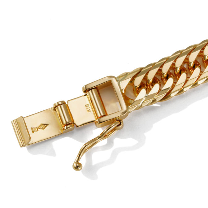 K18 18金 喜平ブレスレット 14面トリプル Mカット 20g 20cm