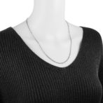 Pt999 純プラチナ 喜平ネックレス 6面ダブル 10g 50cm 2.4mm幅 引輪