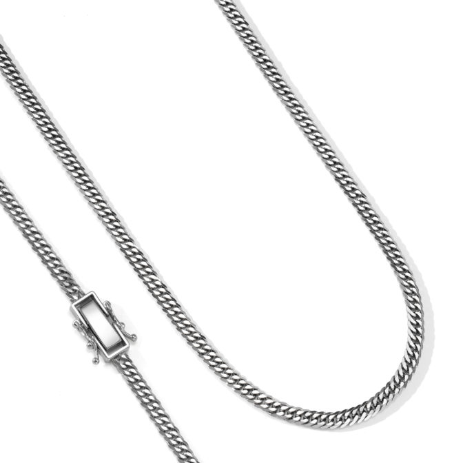 Pt999 純プラチナ 喜平ネックレス 6面ダブル 20g 50cm ダブルストッパー