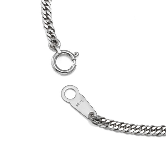 Pt999 純プラチナ 喜平ネックレス 6面ダブル 12g 60cm 2.4mm幅 引輪