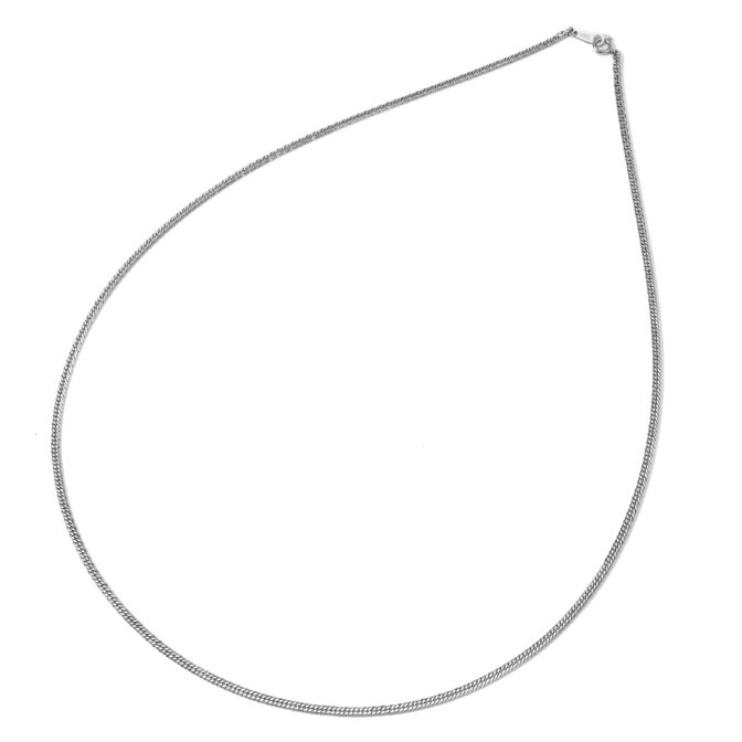 Pt999 純プラチナ 喜平ネックレス 6面ダブル 12g 60cm 2.4mm幅 引輪