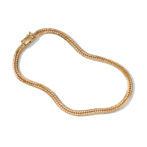 K18 18金 喜平アンクレット 14面トリプル Mカット 10g 23cm 4mm幅