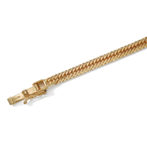 K18 18金 喜平アンクレット 14面トリプル Mカット 10g 23cm 4mm幅