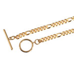 K18 18金 OT フィガロブレスレット 6面カット 3.5mm幅 18cm