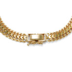 K18 18金 ハートビスマルク ブレスレット 6.5mm幅