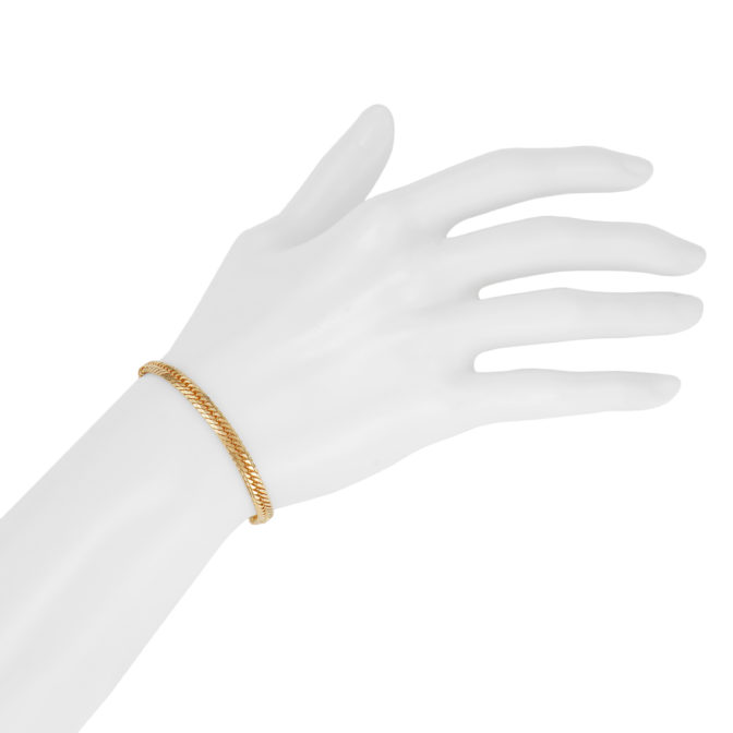 K18 18金 喜平ネックレス 14面トリプル Mカット 7g 17cm 4mm幅