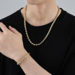 K18 18金 ロープ チェーン 5.4mm