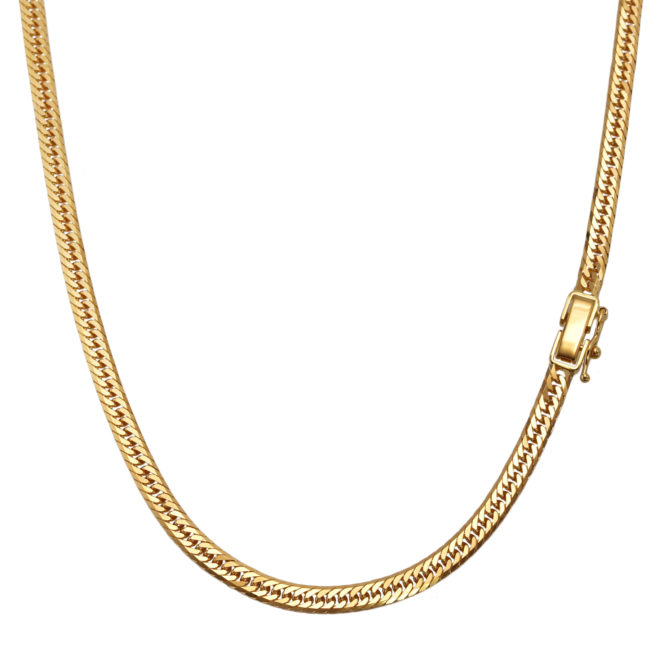 K18 18金 喜平ネックレス 8面トリプル フラットカット 18g 45cm 3.7mm幅