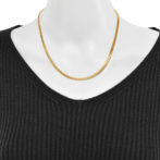 K18 18金 喜平ネックレス 8面トリプル フラットカット 18g 45cm 3.7mm幅