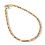 k18 18金 喜平ブレスレット 6面ダブル 3.5g 17cm 2.5mm幅 引輪