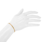 k18 18金 喜平ブレスレット 6面ダブル 3.5g 17cm 2.5mm幅 引輪