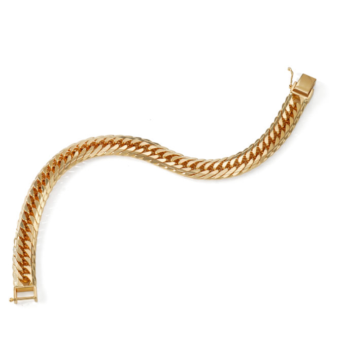 K18 18金 喜平ブレスレット 14面トリプル Mカット 50g 20cm Sストッパー