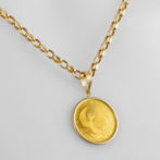 K24 純金 コインペンダント 鳳凰 フェニックス 1/10oz