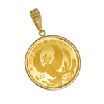 K24 純金 コインペンダント 鳳凰 フェニックス 1/10oz