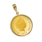 K24 純金 コインペンダント 鳳凰 フェニックス 1/10oz