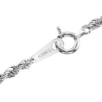 K18WG 18金 ホワイトゴールド ブレスレト 2.1mm幅