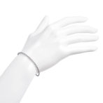 K18WG 18金 ホワイトゴールド ブレスレト 2.1mm幅