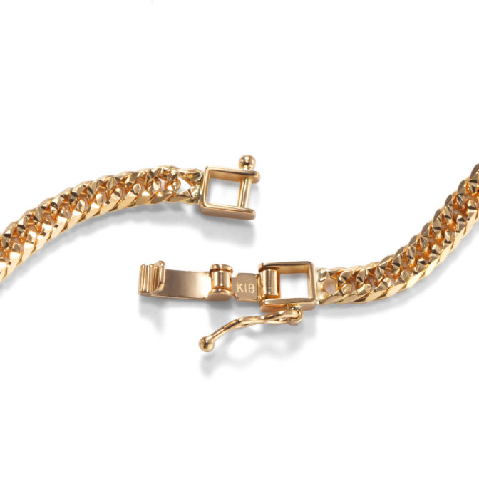 K18 18金 喜平ネックレス 6面ダブル グリッターカット 20g 53cm