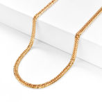 K18 18金 喜平ネックレス 6面ダブル グリッターカット 30g 52cm