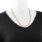 K18 18金 喜平ネックレス 6面ダブル グリッターカット 30g 52cm