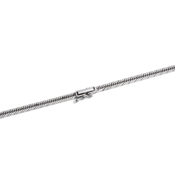 K18WG 18金 ホワイトゴールド 喜平 ネックレス 12面トリプル 10g 40cm 3.1mm幅