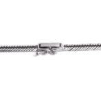 K18WG 18金 ホワイトゴールド 喜平 ネックレス 12面トリプル 10g 40cm 3.1mm幅